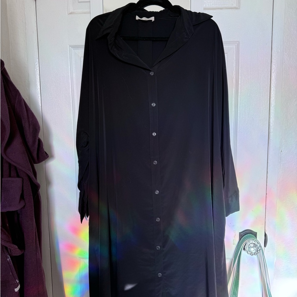 Elegant Black Long Sleeve Dress